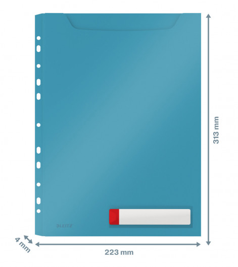 Файл для документов разширенный А4 200мкм 150л Cosy, син. LEITZ - фото 5