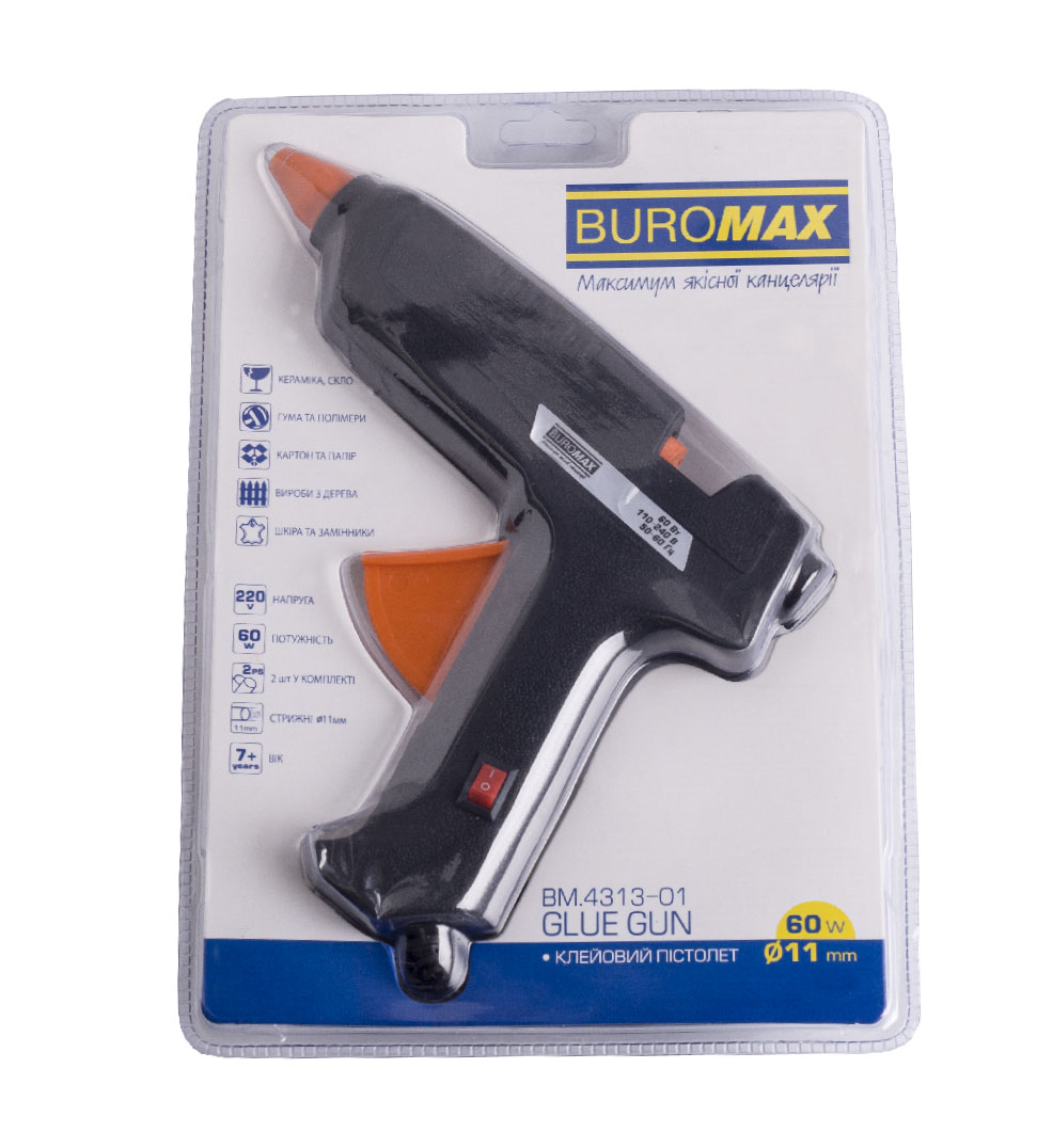 Клеевой пистолет 11мм., 60 Вт. BuroMax - фото 1