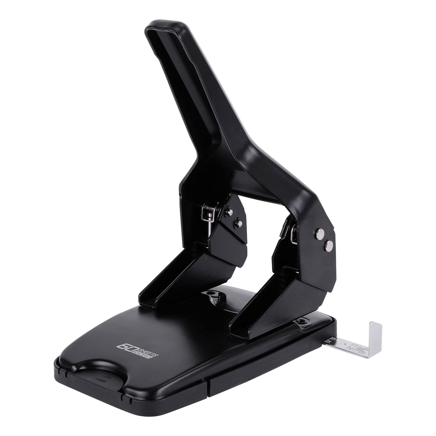 Діркопробивач великий, на 2 отвори, до 60 аркушів (E0160) DELI — фото 5