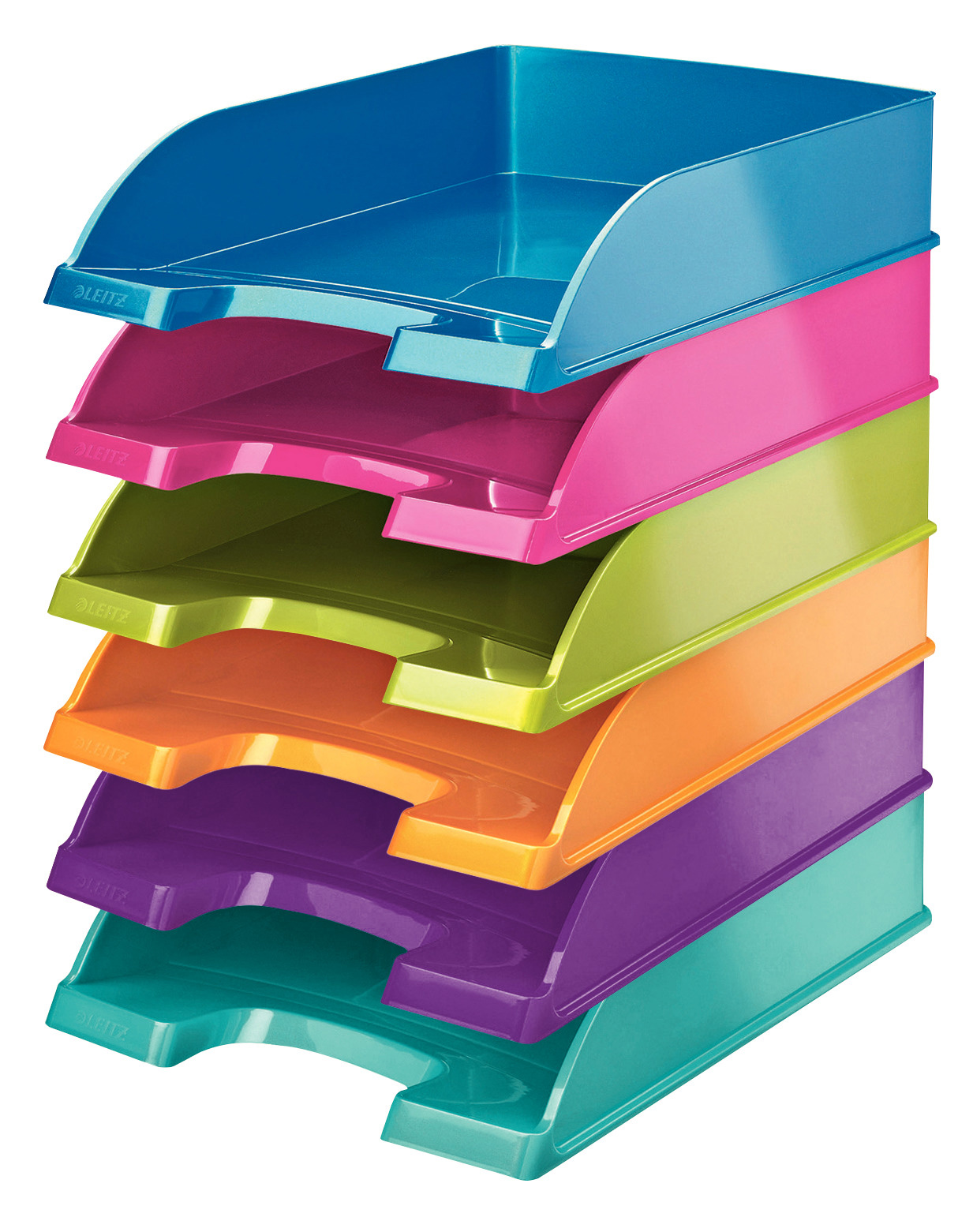 Лоток горизонтальний Wow, метал. рожев. LEITZ — фото 9