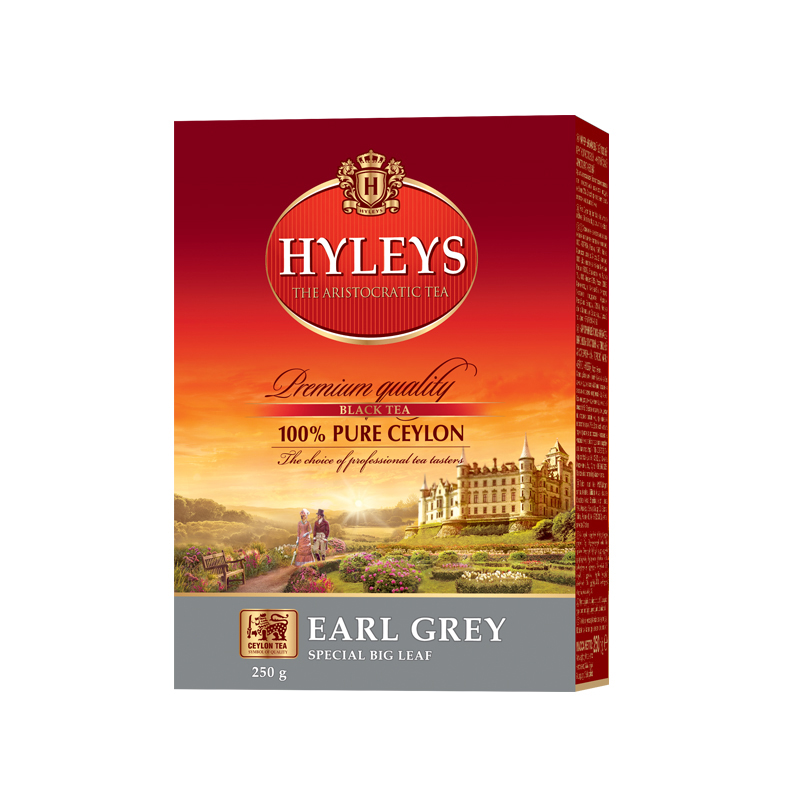 Чай черный ароматизированный Эрл Грей особо крупнолистовой, 250г. (4791045010937) Hyleys - фото 1