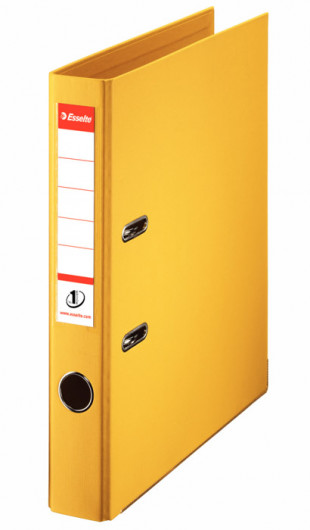 Реєстратор 5см. А4 (PP), No.1 Power, жовт. Esselte — фото 7