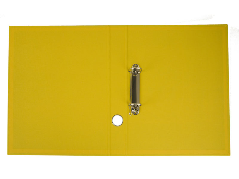 Папка А4, 40мм., 2кольца, желт. BuroMax - фото 6