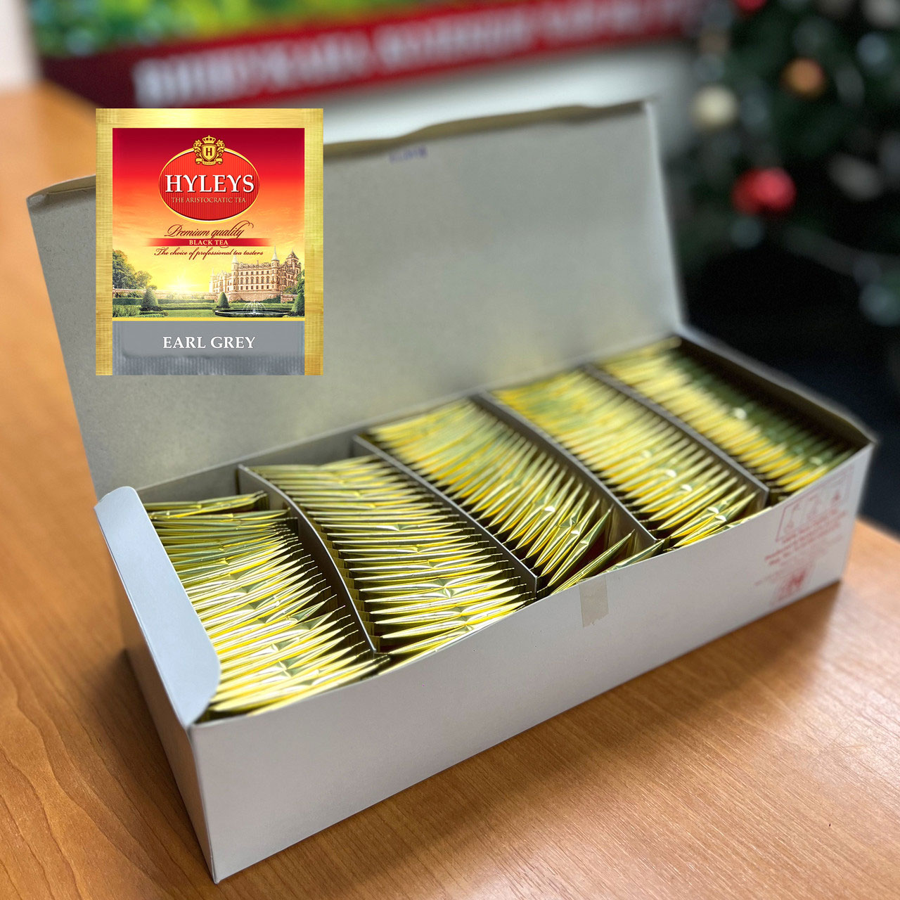 Чай черный ароматизированный Эрл Грей, 125пак. по 2г. в фольге Hyleys - фото 4