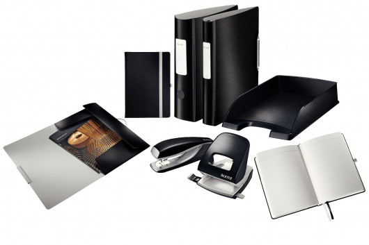 Папка-бокс на резинках Style А4, 30мм., до 250л., пластик, сатиновый черн. LEITZ - фото 6