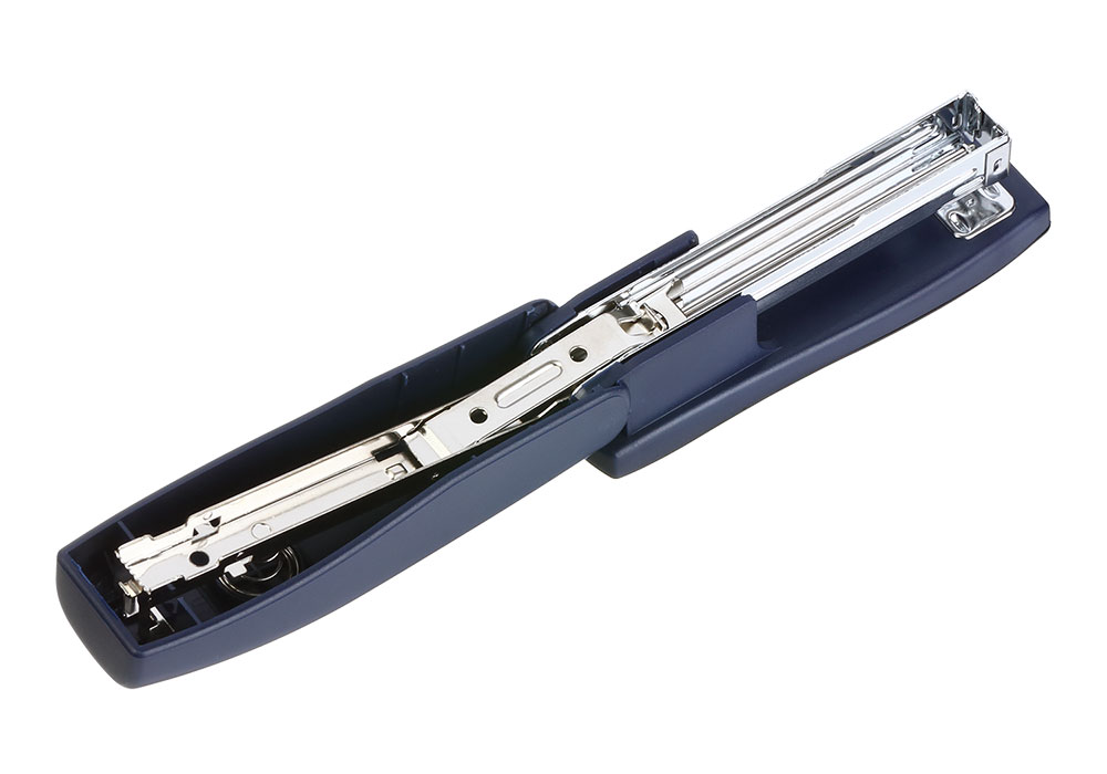 Степлер 24/6, 20л., глубина захвата 65мм., темно-син. BuroMax - фото 5