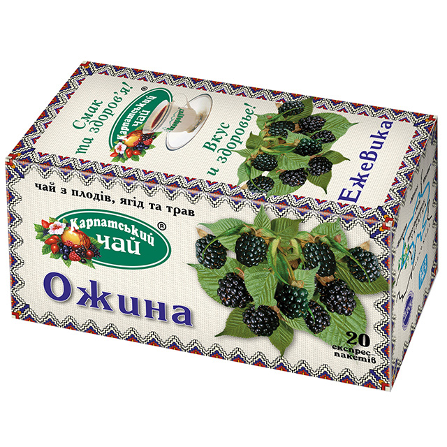 Чай Ежевика, 20пак. по 2г. Карпатский - фото 2