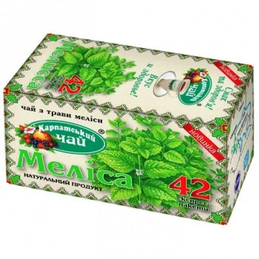 Чай Мелисса, 40пак. по 1,35г. Карпатский - фото 2