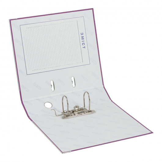 Регистратор 7см. А4 (PVC), LUX. JOBMAX., сиренев. BuroMax - фото 2