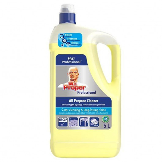 Средство универсальное моющее для твердых поверхностей, 5л. Лимон Mr.Proper - фото 3