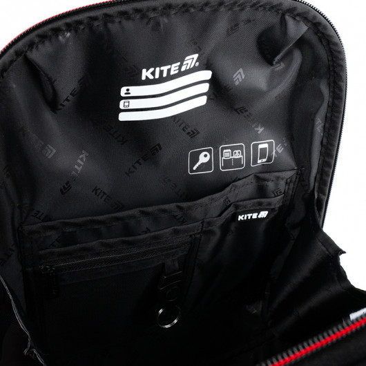 Рюкзак Kite Education каркасний 555 «Hot Wheels» Kite — фото 17