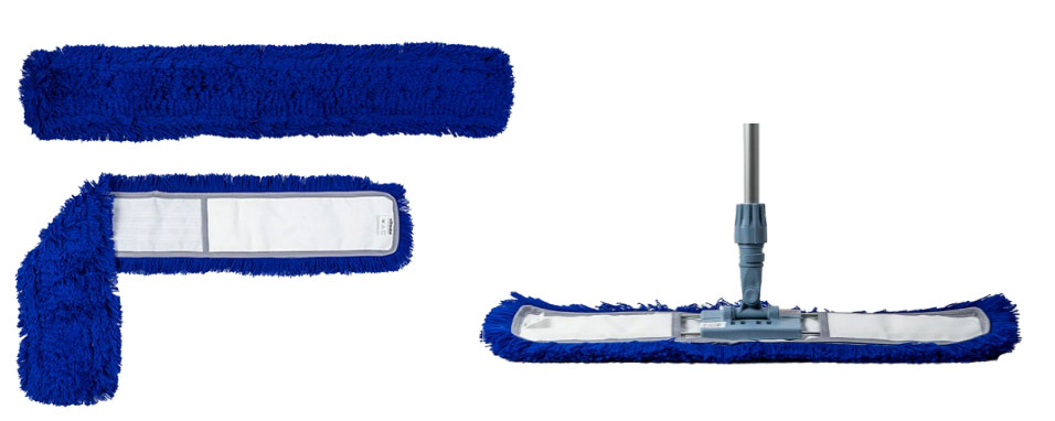 Насадка Моп плоская для швабры 100*10см., Durable Synthetic Dust Mop (500643) Vileda Professional - фото 4