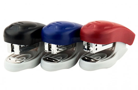 Степлер-мини 24/6 10л., глубина 26мм., Welle-2,  пластик., син. Axent - фото 5