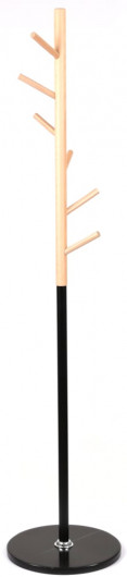 Вешалка напольная Осыка VKY-6009 Дерево бук/ металл, черн. АКЛАС - фото 3