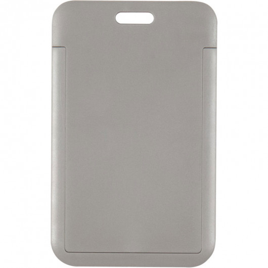 Бейдж-слайдер горизонтальний 54*85мм., ABS пластик, сірий Axent — фото 6