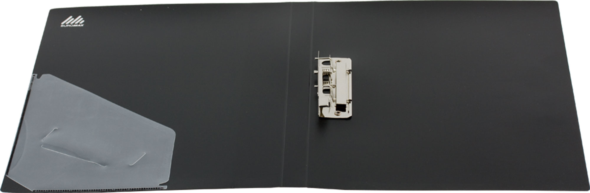 Папка з бічним прижимом і карманом пластикова, асорті BuroMax — фото 3