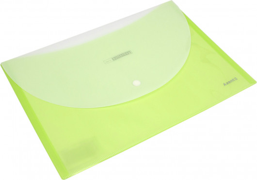 Папка-конверт на кнопці, А4, матова, поліпропілен 180мкм., асорті Axent — фото 4