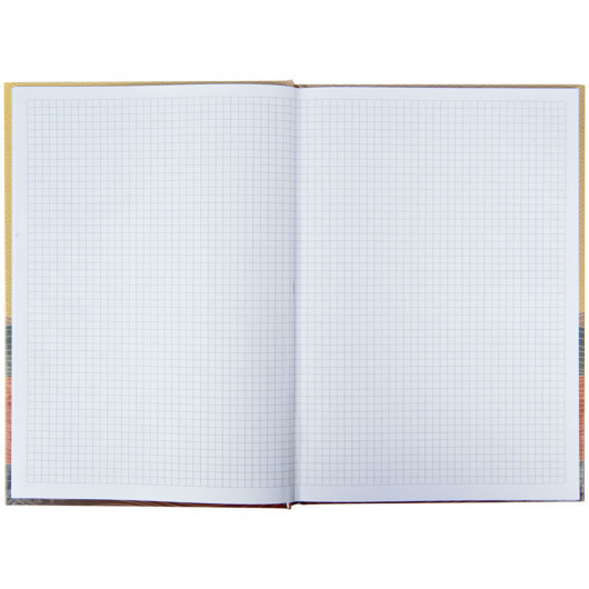 Книга учета 96л. твердый переплет, офсет, серия Waves, клетка, бронз. Axent - фото 5