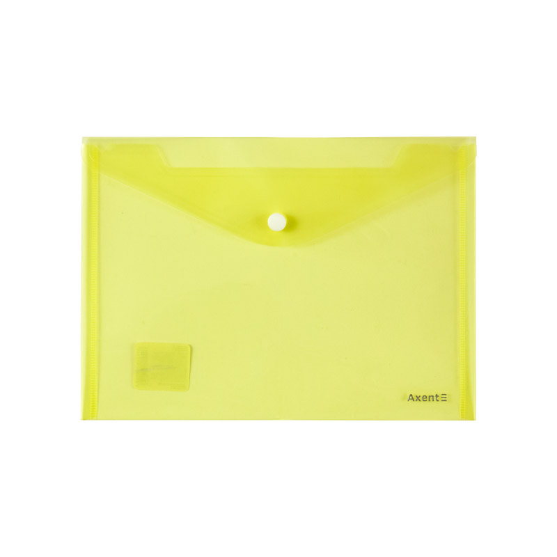 Папка на кнопке, А5, оранжевая Axent - фото 2