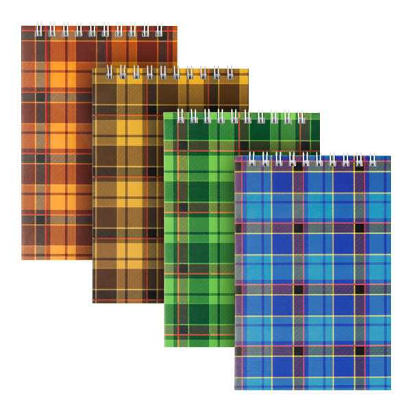 Блокнот на спіралі А6 48арк., клітинка, асорті Axent — фото 7