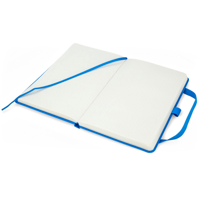 Книга записная Partner А5 (125*195мм.), 96л., линовка - точка, голуб. Axent - фото 9