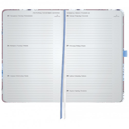 Еженедельник 2026 Partner 125*195мм, Blue Elegance Axent - фото 5