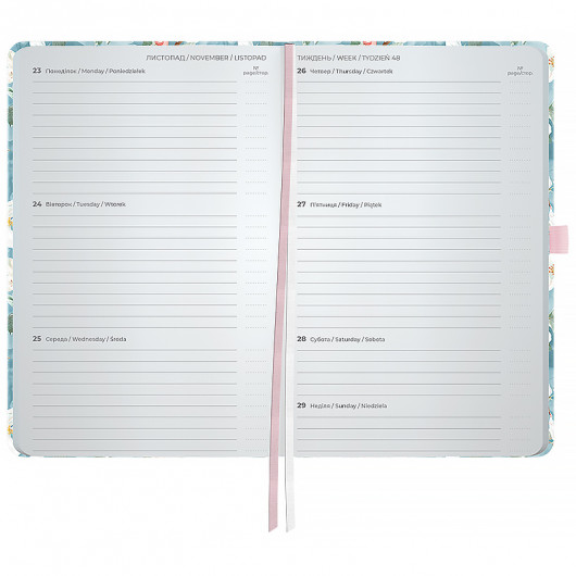 Щотижневик 2026 Partner 125*195мм, Gentle Blossom Axent — фото 5