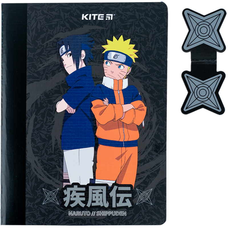 Блокнот с магнитной закладкой, А5, 60 лист., кл., Naruto Shippuden (NR24-192) Kite - фото 5