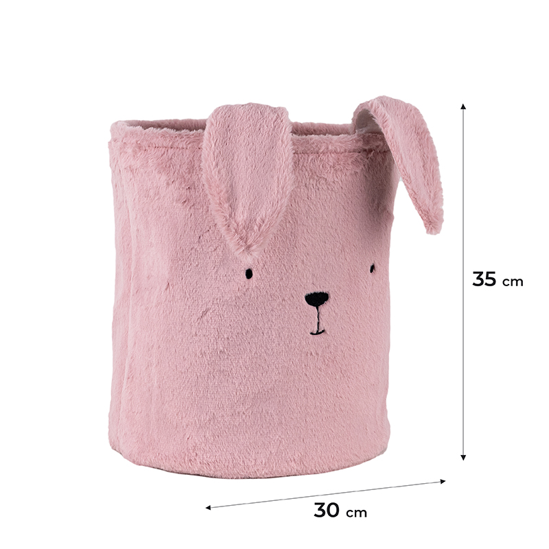 Кошик для зберігання 3100 Lovely Rabbit 30х35 см, плюшевий Kite — фото 8