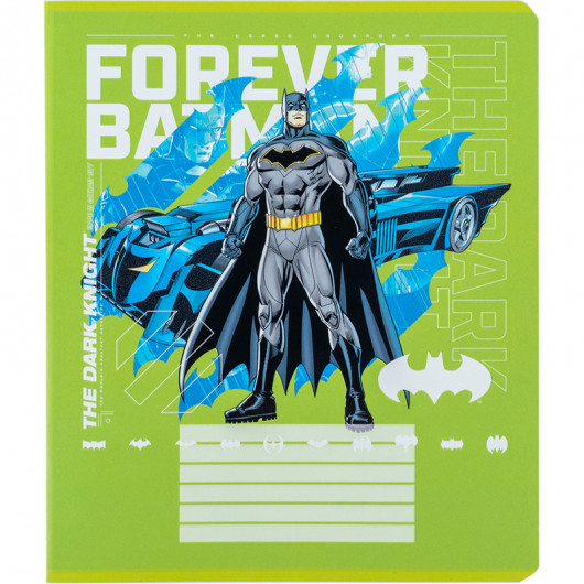 Тетрадь 18 лист., в кл., гибр. лак + УФ лак, DC Comics (DC24-236) Kite - фото 13