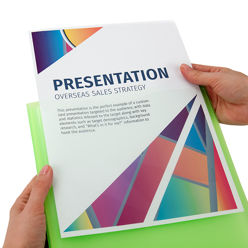 Дисплей-книга с карманом, А4, 20 файлов, прозрачная зеленая Axent - фото 7