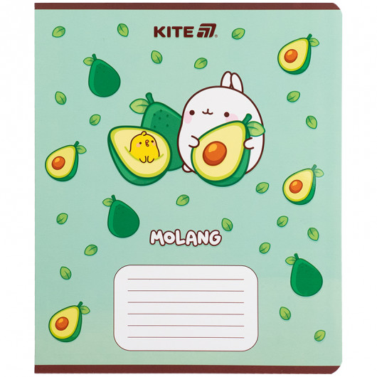 Зошит 18 арк., кл., софт тач + УФ лак, Molang (ML25-236) Kite — фото 17