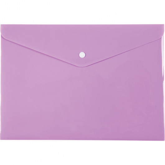 Папка на кнопці, А4, Pastelini, бузкова Axent — фото 3