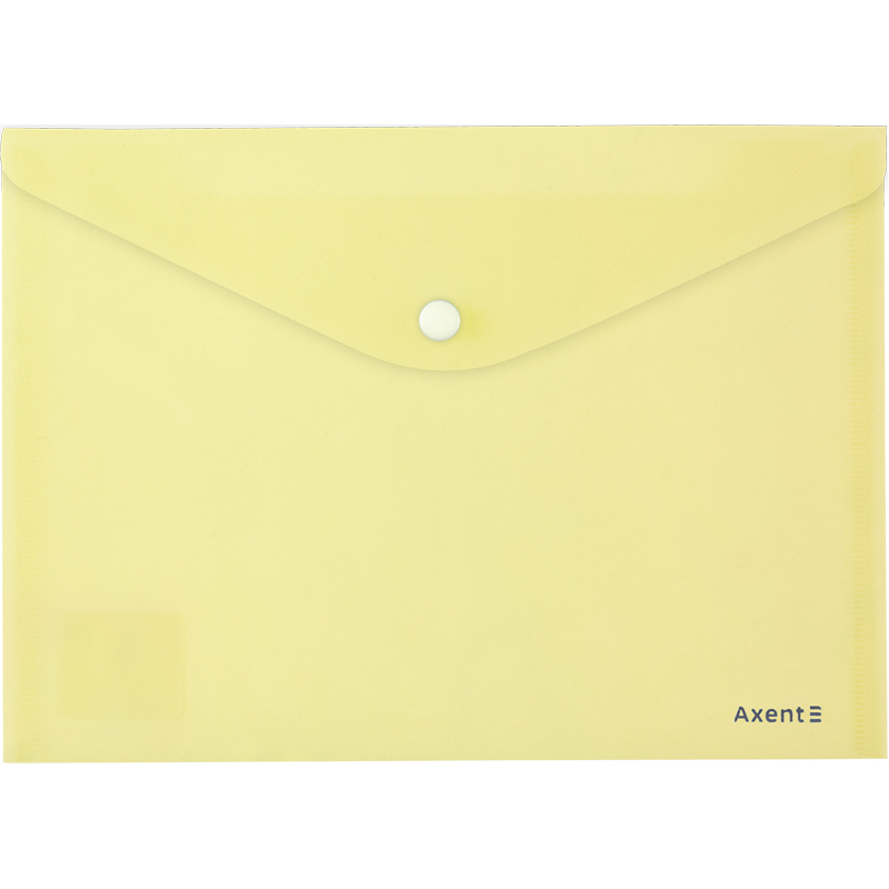 Папка на кнопці, А5, Pastelini, жовт. Axent — фото 3