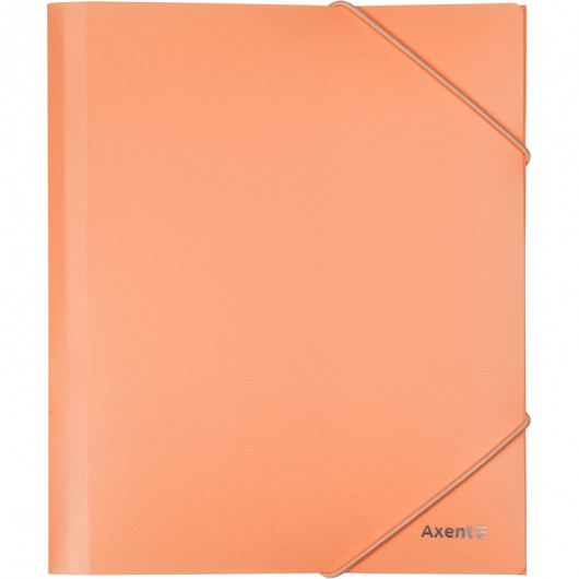 Папка на резинках, А5, Pastelini, персиковая Axent - фото 3