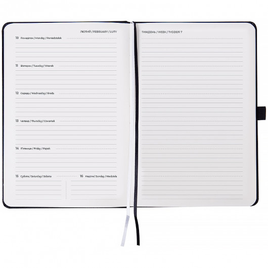 Щотижневик 2026 Prime Strong, 145*210мм, чорний Axent — фото 7