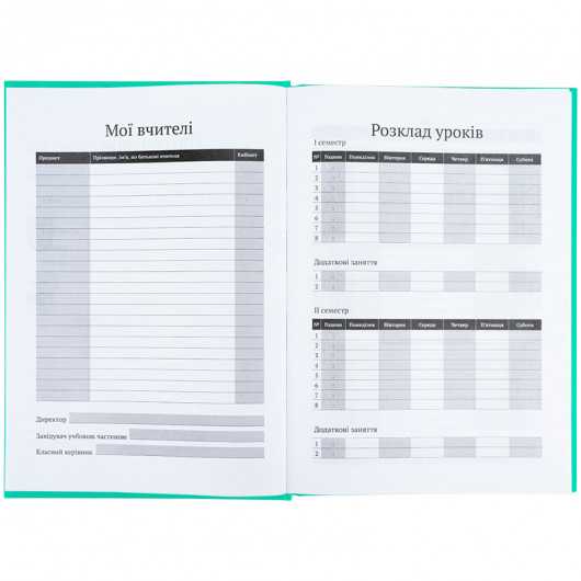 Школьный дневник, твёрдая обложка, малахитовый (K25-262-11) Kite - фото 8