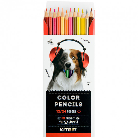 Карандаши цв. двусторонние,12 шт. Kite Dogs Kite - фото 4
