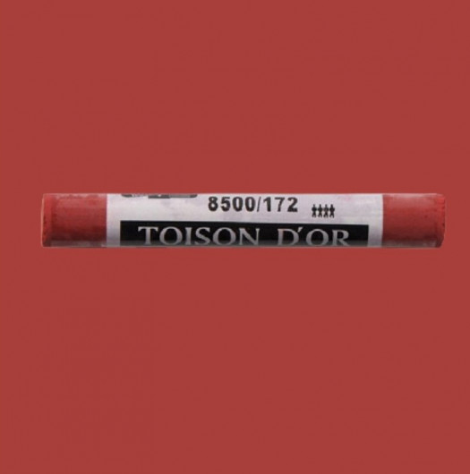 Пастель суха TOISON D'OR 8500/172 dark pyrrole red, тем.-червоний пірро Koh-i-noor — фото 3