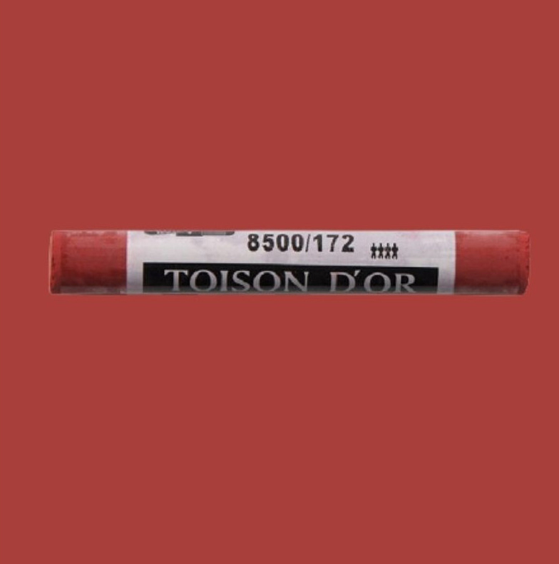 Пастель суха TOISON D'OR 8500/172 dark pyrrole red, тем.-червоний пірро Koh-i-noor — фото 3