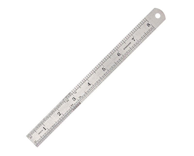 Лінійка сталева, 20см. Axent — фото 5