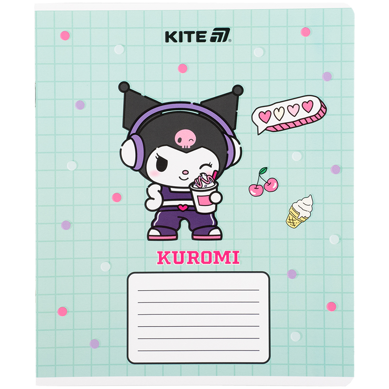 Зошит 12 арк., кл., софт тач + УФ лак, Hello Kitty-4 (HK25-232-4) Kite — фото 17