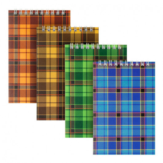 Блокнот на спіралі А6 48арк., клітинка, асорті Axent — фото 8