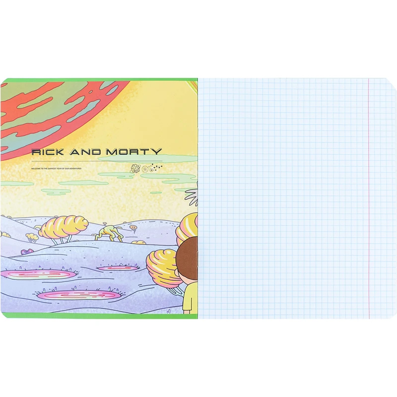 Тетрадь школьная «Rick and Morty», 18 листов, клетка, обложка 5 рисунков+УФ лак (rm24-236), ассорт. Kite - фото 16