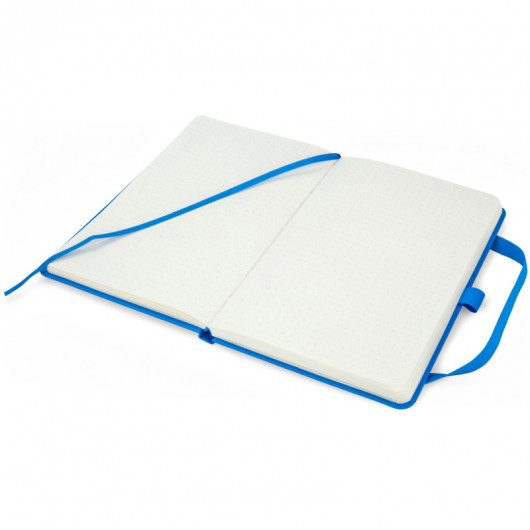 Книга записная Partner А5 (125*195мм.), 96л., линовка - точка, голуб. Axent - фото 10