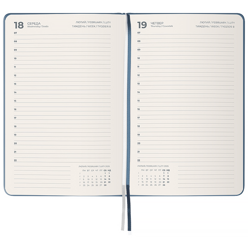 Ежедневник 2026 Partner Strong, 145*210, серый Axent - фото 5
