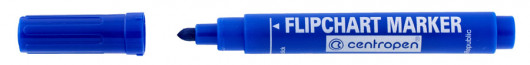 Маркер для флипчарта (по бумаге) кругл. острие 2,5мм. 8550, син. Centropen - фото 3