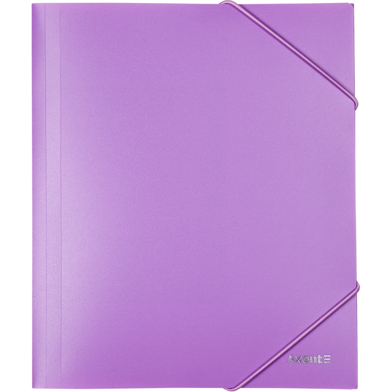 Папка на резинках, А5, Pastelini, сиреневая Axent - фото 2