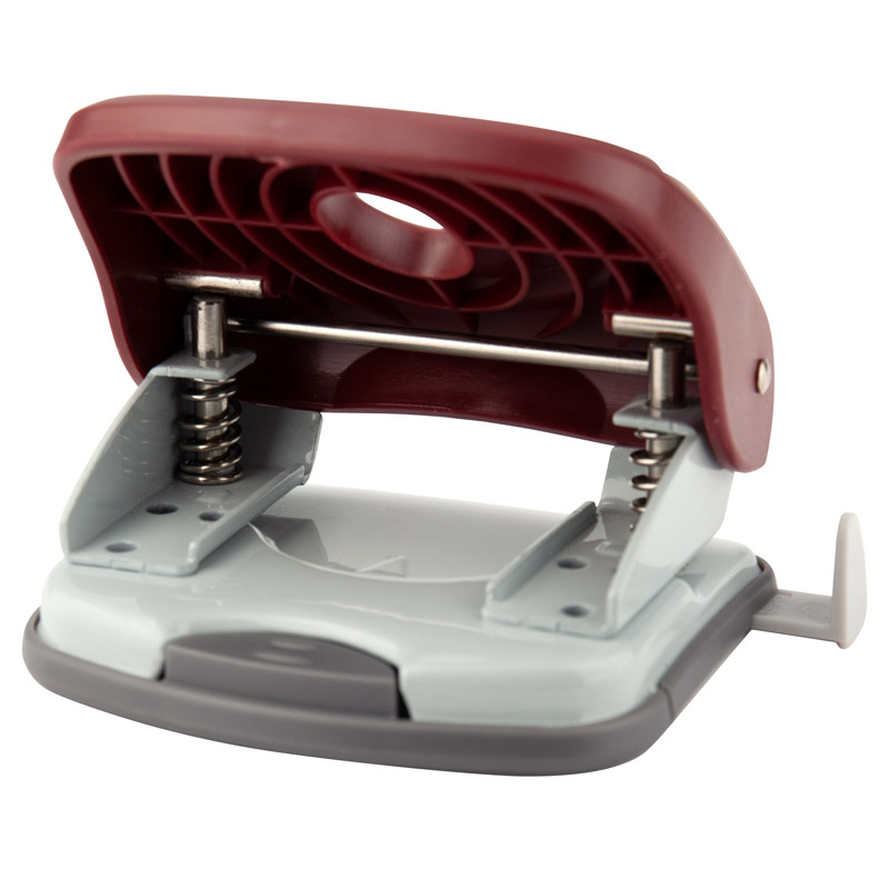 Дырокол на 2 отверстия, до 30 листов Welle-2, пластиковый, красн. Axent - фото 6