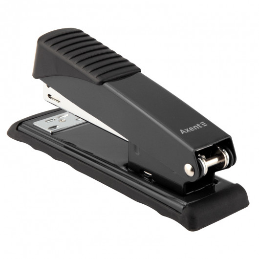 Степлер 24/6 Exakt-2, 25арк., глибина скріплення 65мм., метал., 4926-A чорн. Axent — фото 5